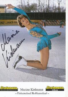 Marina Kielmann  Eiskunstlauf  Autogrammkarte original signiert 