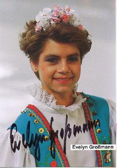Evelyn Großmann   Eiskunstlauf  Autogrammkarte original signiert 