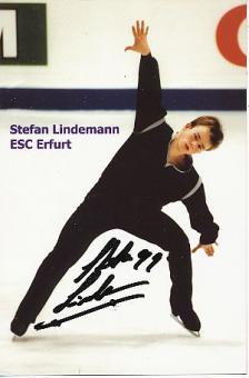 Stefan Lindemann  Eiskunstlauf  Autogramm Foto original signiert 
