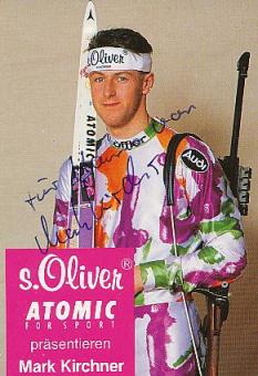 Mark Kirchner  Biathlon  Autogrammkarte original signiert 