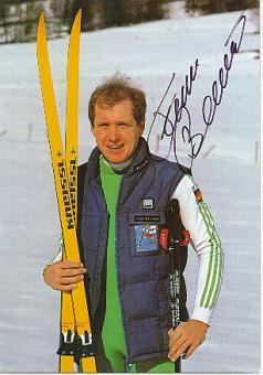 Franz Bernreiter   Biathlon  Autogrammkarte original signiert 