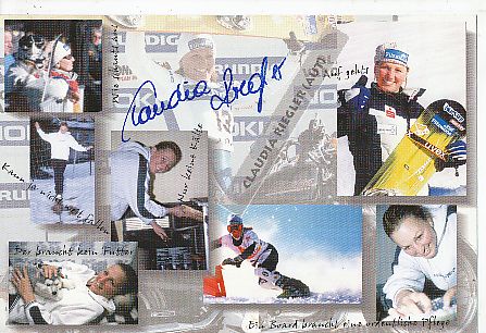 Claudia Riegler  Snowboard  Ski Alpin Autogrammkarte original signiert 