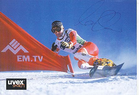 Markus Ebner  Snowboard  Ski Alpin Autogrammkarte original signiert 