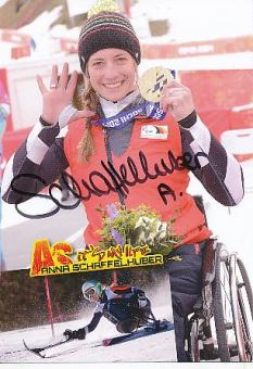 Anna Schaffelhuber  Ski Freestyle  Alpin Autogrammkarte original signiert 