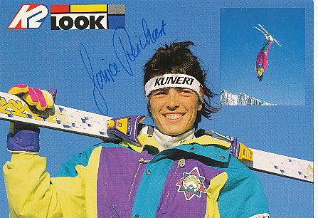 Sonja Reichart  Ski Freestyle  Alpin Autogrammkarte original signiert 