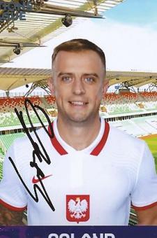 Kamil Grosicki  Polen  EM 2020  Fußball Autogramm  Foto original signiert 