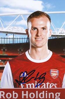 Rob Holding   FC Arsenal London  Fußball Autogramm  Foto original signiert 