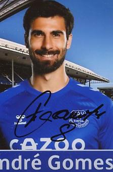 Andre Gomes  FC Everton  Fußball Autogramm  Foto original signiert 
