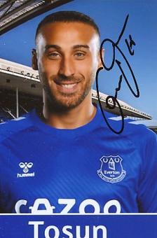 Cenk Tosun  FC Everton  Fußball Autogramm  Foto original signiert 