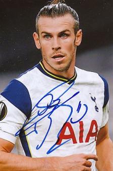 Gareth Bale  Tottenham Hotspur  Fußball Autogramm Foto original signiert 