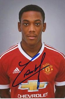 Anthony Martial  Manchester United  Fußball Autogramm Foto original signiert 