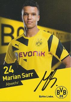 Marian Sarr  2014/15  Borussia Dortmund  Fußball  Autogrammkarte original signiert 