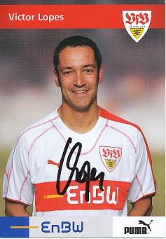 Victor Lopes  VFB Stuttgart  Fußball  Autogrammkarte original signiert 