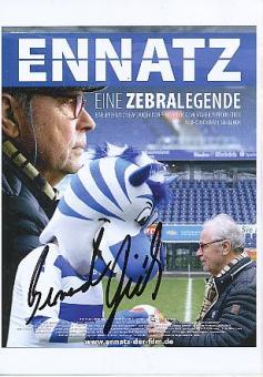 Bernard Dietz  MSV Duisburg  Fußball  Autogrammkarte original signiert 