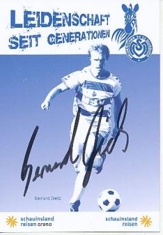 Bernard Dietz  MSV Duisburg  Fußball  Autogrammkarte original signiert 