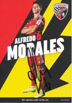 Alfredo Morales  2016/2017  FC Ingolstadt  Fußball  Autogrammkarte original signiert 