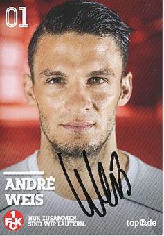 Andre Weis  FC Kaiserslautern  Fußball  Autogrammkarte original signiert 