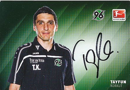 Tayfun Korkut  Hannover 96   Fußball  Autogrammkarte original signiert 