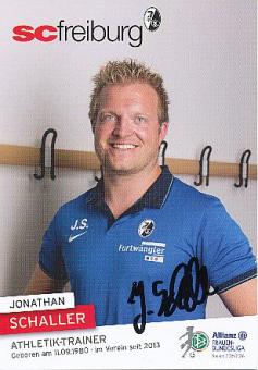 Jonathan Schaller   SC Freiburg Frauen  Fußball  Autogrammkarte original signiert 