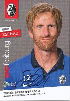 Ingo Zschau  2014/2015  SC Freiburg Frauen  Fußball  Autogrammkarte original signiert 