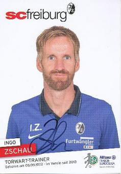 Ingo Zschau  2015/2016  SC Freiburg Frauen  Fußball  Autogrammkarte original signiert 