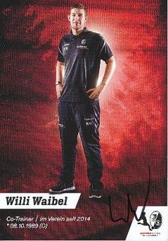 Willi Waibel  2017/2018  SC Freiburg Frauen  Fußball  Autogrammkarte original signiert 