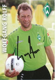 Wolfgang Rolff  2007/2008  SV Werder Bremen  Fußball  Autogrammkarte original signiert 