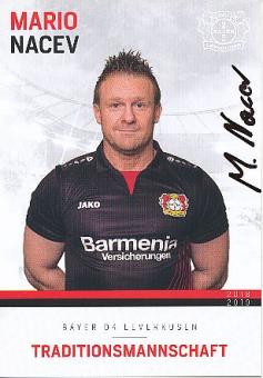 Mario Nacev   Traditionsmannschaft 2018/2019  Bayer 04 Leverkusen  Fußball Autogrammkarte original signiert 