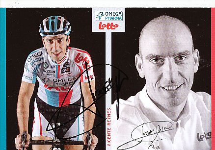 Vicente Reynes  Spanien  Team Lotto  Autogrammkarte original signiert 