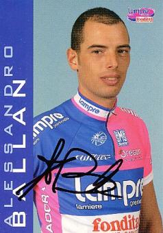 Alessandro Ballan  Italien  Team Lampre  Autogrammkarte original signiert 