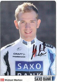 Michael Mørkøv  Dänemark  Team Saxo  Autogrammkarte original signiert 