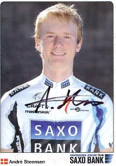 Andre Steensen  Dänemark  Team Saxo  Autogrammkarte original signiert 