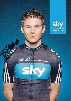 Ben Swift  Großbritanien  Team Sky  Autogrammkarte original signiert 