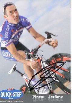 Jerome Pineau  Frankreich  Team Quick Step Autogrammkarte original signiert 