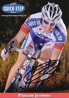 Jerome Pineau  Frankreich  Team Quick Step Autogrammkarte original signiert 
