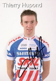 Thierry Hupond  Team  Skil  Autogrammkarte original signiert 
