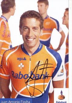 Juan Antonio Flecha  Team Rabobank  Autogrammkarte original signiert 
