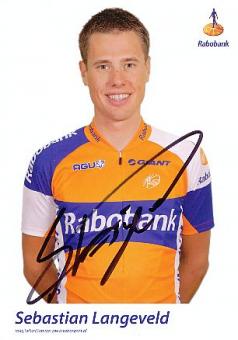 Sebastian Langeveld  Team Rabobank  Autogrammkarte original signiert 