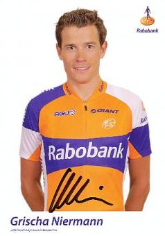 Grischa Niermann  Team Rabobank  Autogrammkarte original signiert 