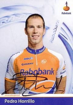 Pedro Horrillo  Team Rabobank  Autogrammkarte original signiert 