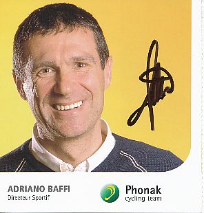 Adriano Baffi  Team Phonak  Autogrammkarte original signiert 