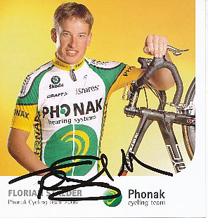 Florian Stalder  Team Phonak  Autogrammkarte original signiert 