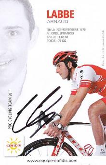 Arnaud Labbe  Team Cofidis Radsport  Autogrammkarte original signiert 