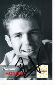 Maxime Monfort  Team Cofidis Radsport  Autogrammkarte original signiert 