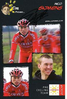 Nico Sijmens  Team Cofidis Radsport  Autogrammkarte original signiert 