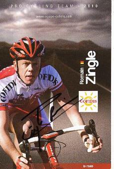 Romain Zingle  Team Cofidis Radsport  Autogrammkarte original signiert 