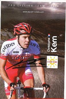 Christoph Kern  Team Cofidis Radsport  Autogrammkarte original signiert 