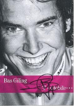 Bas Giling  Team Telekom   Radsport  Autogrammkarte original signiert 