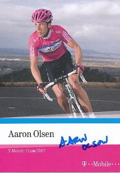 Aaron Olsen   Team Telekom   Radsport  Autogrammkarte original signiert 