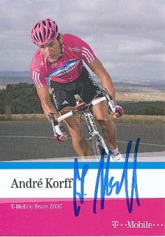 Andre Korff  Team Telekom   Radsport  Autogrammkarte original signiert 